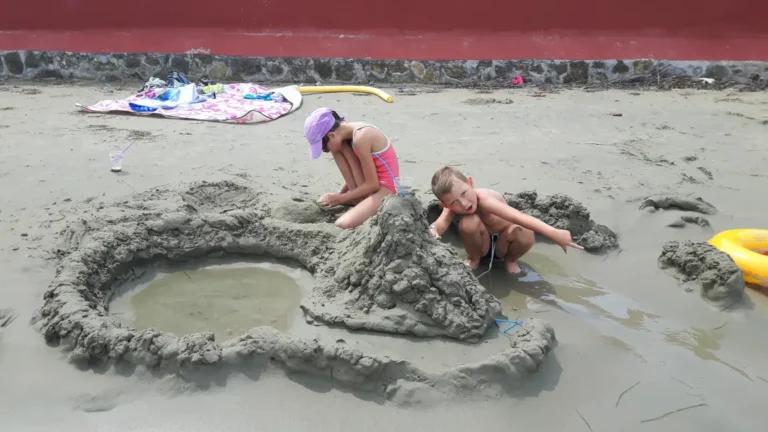 na plaży